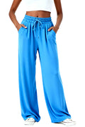 Bright Dynamic Loose Wide-Leg Women's Sports Pants