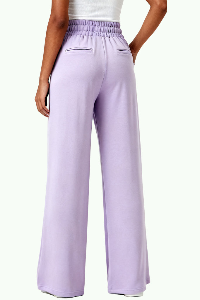 Gentle Temperament Wide-Leg Women's Sports Pants