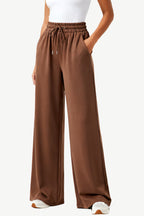High-Waist Loose Wide-Leg Comfortable Daily Women's Sports Pants
