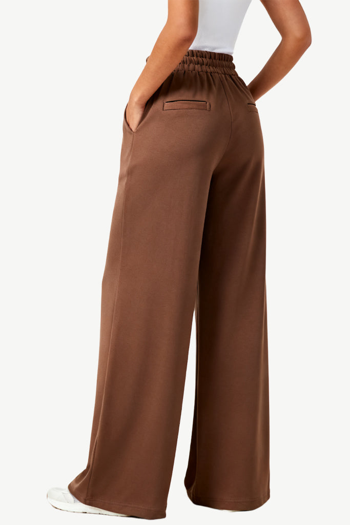 High-Waist Loose Wide-Leg Comfortable Daily Women's Sports Pants