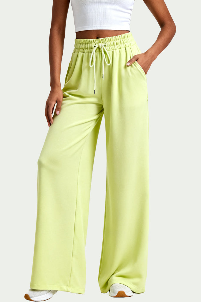 Fresh Style Loose Wide-Leg Women's Sports Pants