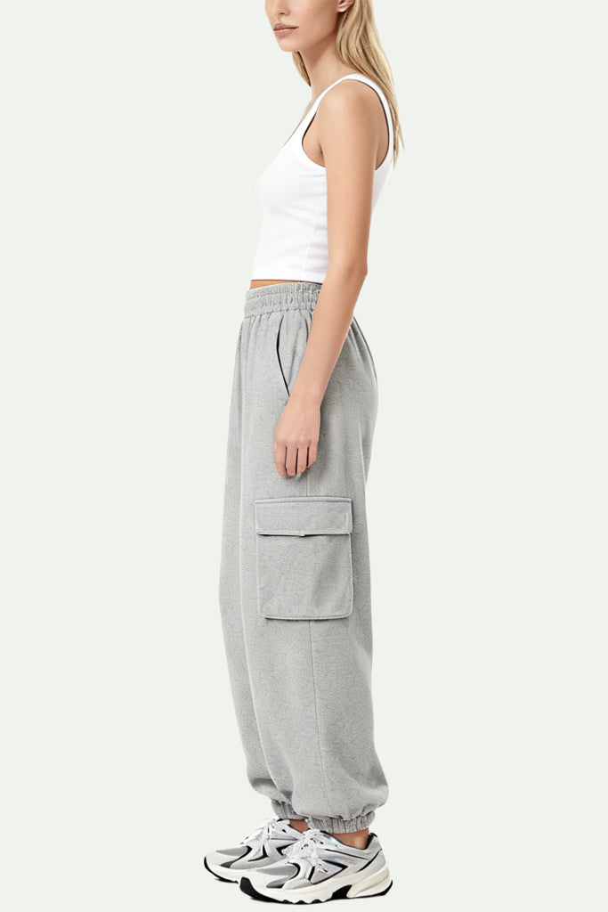 Sleek Cut Multi-Pocket Women's Sports Pants