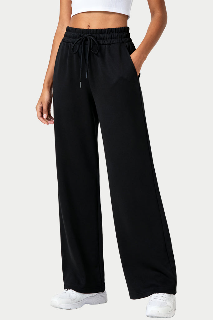 Women's Minimalist Solid Color Loose Comfortable Sports Pants