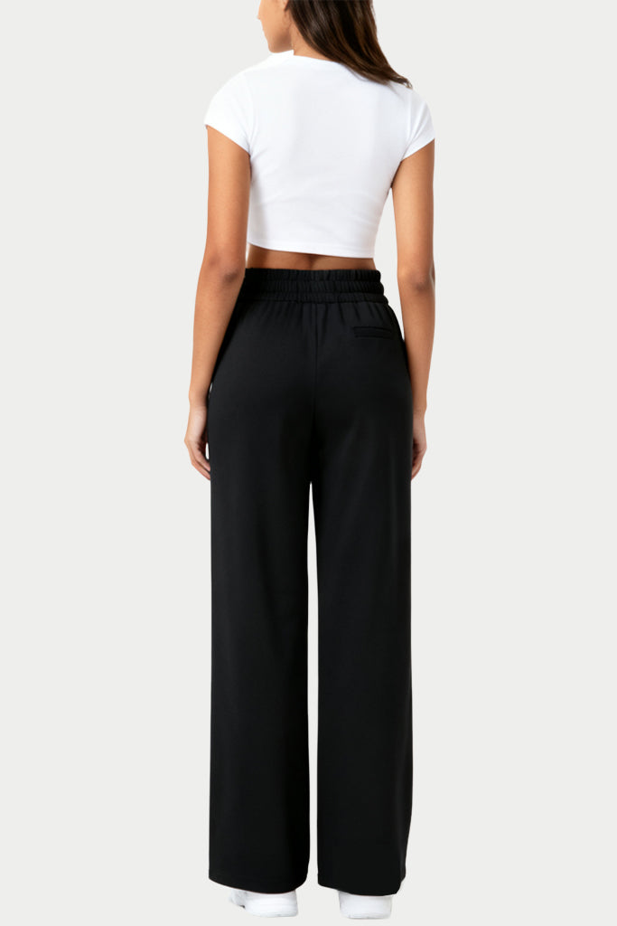 Women's Minimalist Solid Color Loose Comfortable Sports Pants