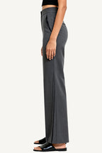 Women's Structured Texture Loose Drapey Casual Sports Pants