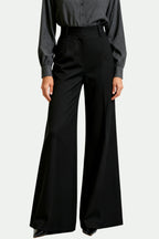 Women's Sleek Cut Wide-Leg Loose Trousers
