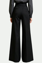 Women's Sleek Cut Wide-Leg Loose Trousers