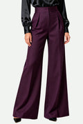 Women's Drapey Loose High-Waist Wide-Leg Exquisite Cut Trousers