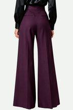 Women's Drapey Loose High-Waist Wide-Leg Exquisite Cut Trousers