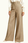 Women's Sleek Line High-Waist Wide-Leg Tailored Trousers