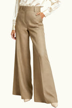 Women's Sleek Line High-Waist Wide-Leg Tailored Trousers