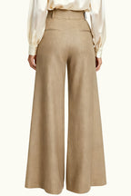 Women's Sleek Line High-Waist Wide-Leg Tailored Trousers