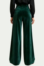 Women's High-Waist Wide-Leg Loose Drapey Casual Temperament Fashion Trousers