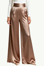 Women's High-Waist Wide-Leg Casual Loose Slimming Trousers