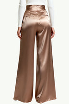 Women's High-Waist Wide-Leg Casual Loose Slimming Trousers