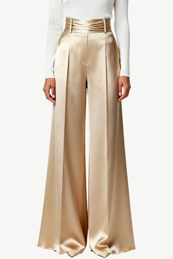 Women's Wide-Leg Daily Commuter Date Versatile Trousers