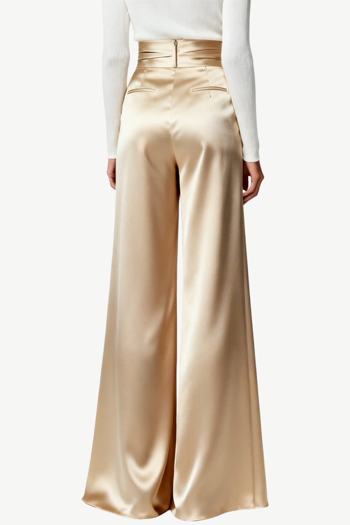 Women's Wide-Leg Daily Commuter Date Versatile Trousers
