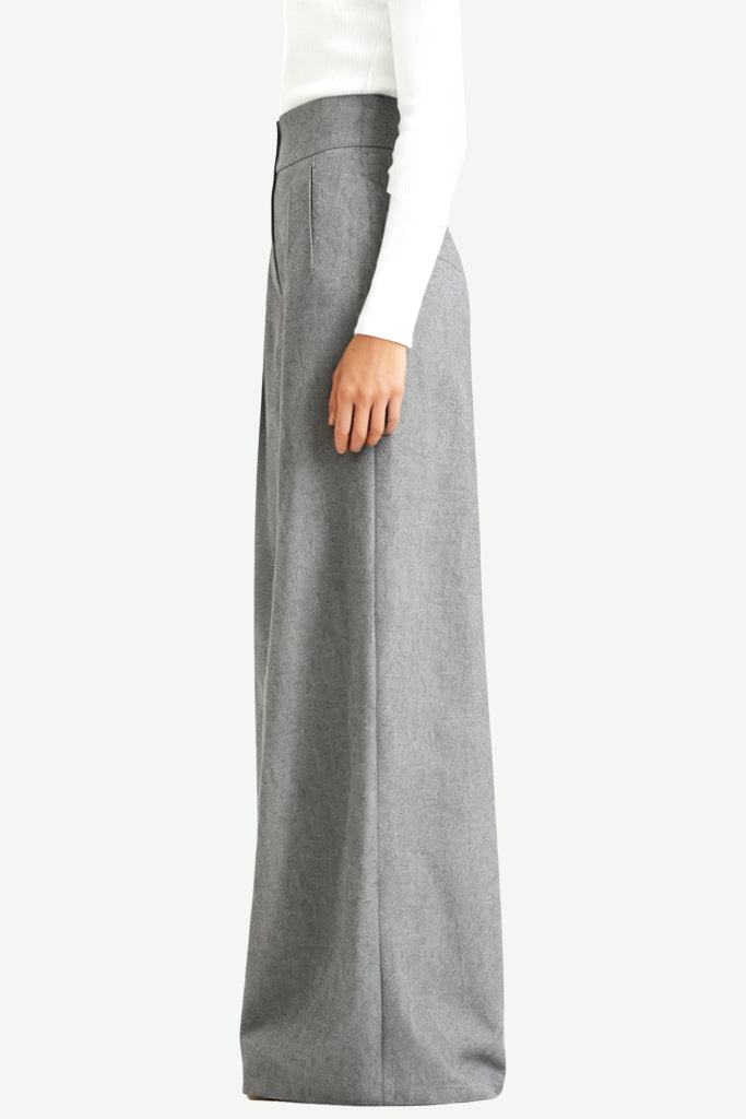 Women's Minimalist Elegant High-Waist Wide-Leg Loose Versatile Trousers