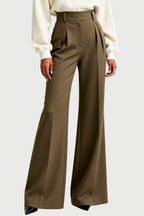 Women's Lazy Casual High-Waist Wide-Leg Home Leisure Trousers