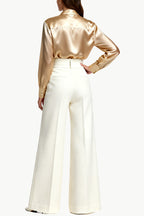 Women's Gentle Wide-Leg Comfortable Slimming Trousers