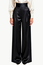Women's Trendy Unique High-Waist Wide-Leg Tailored Trousers