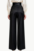Women's Trendy Unique High-Waist Wide-Leg Tailored Trousers