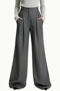 Women's Elegant Temperament High-Waist Wide-Leg Loose Versatile Pants