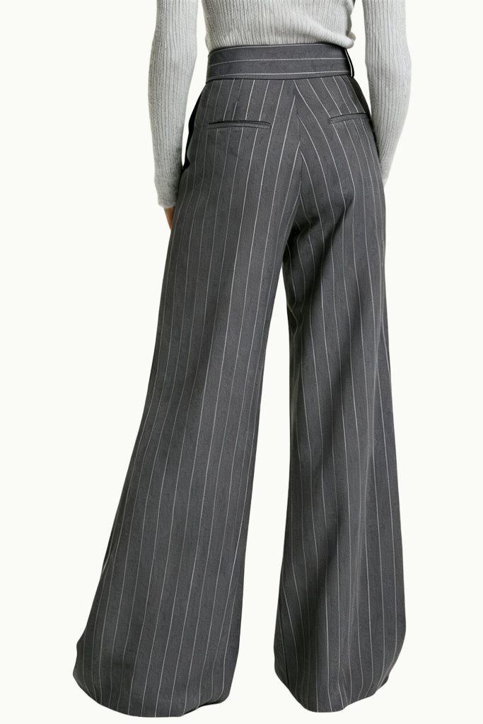 Women's Elegant Temperament High-Waist Wide-Leg Loose Versatile Pants