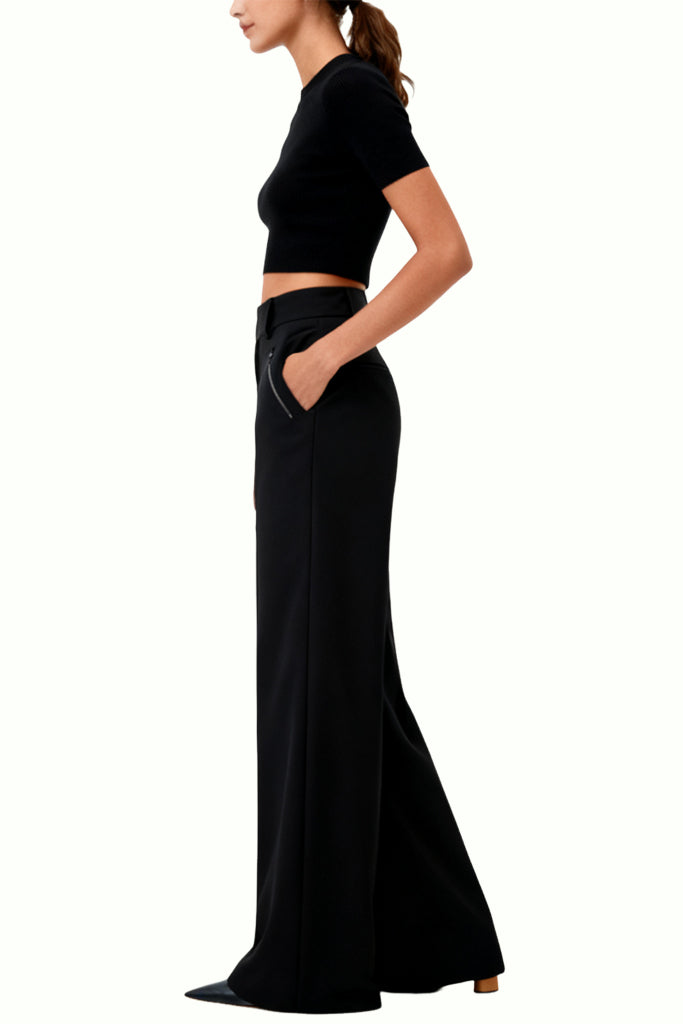 Women's High-Waist Wide-Leg Loose Fashion Pants