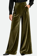 Women's Soft Drapey High-Waist Wide-Leg Tailored Trousers