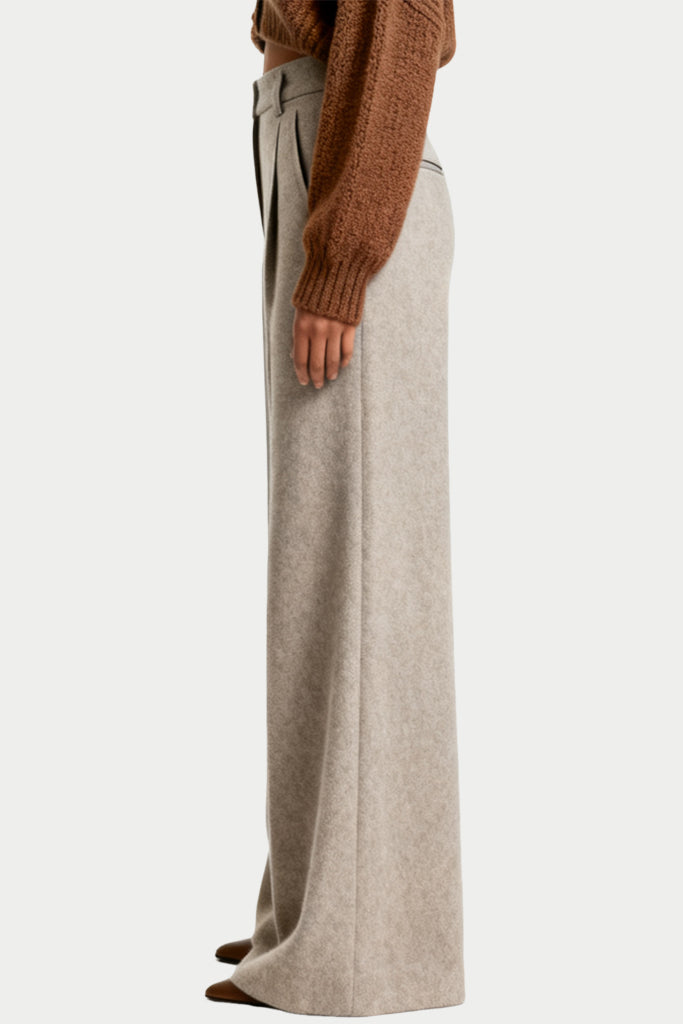 Women's Wide-Leg Minimalist Cut Loose Comfortable Trousers