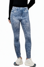 Hip-lifting Skinny High Waist Tummy Control Pants with Pockets
