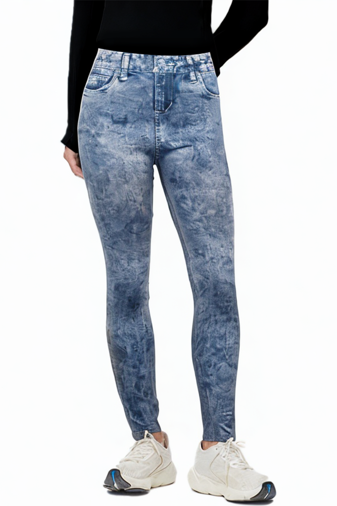 Hip-lifting Skinny High Waist Tummy Control Pants with Pockets