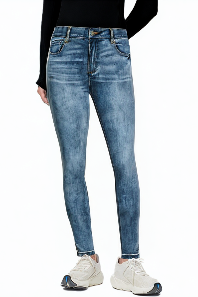 High Waist Elastic New Style Hip Lift Slim Pencil Jeans