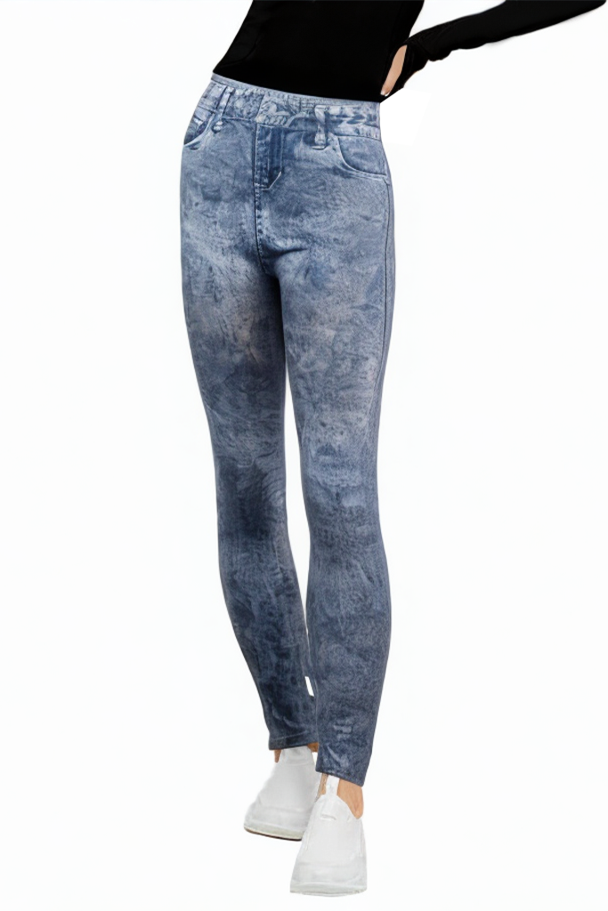 Hip-lifting Skinny High Waist Tummy Control Pants with Pockets