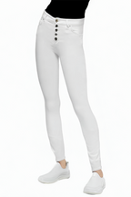 Simple White Women's Pencil Skinny Jeans