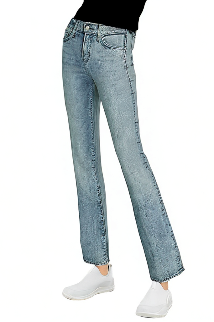 Tight Elastic Large Size Solid Color Washed Wide Leg Flared Pants
