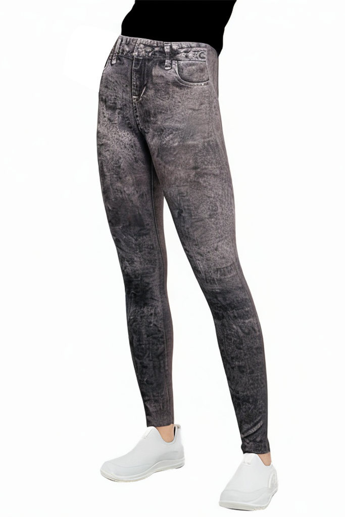 Comfortable High-rise Skinny Jeans with Tummy-control and Hip-lifting Design
