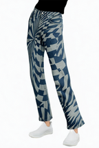 Comfortable and High Quality Personalized Colorblocked Women's Jeans