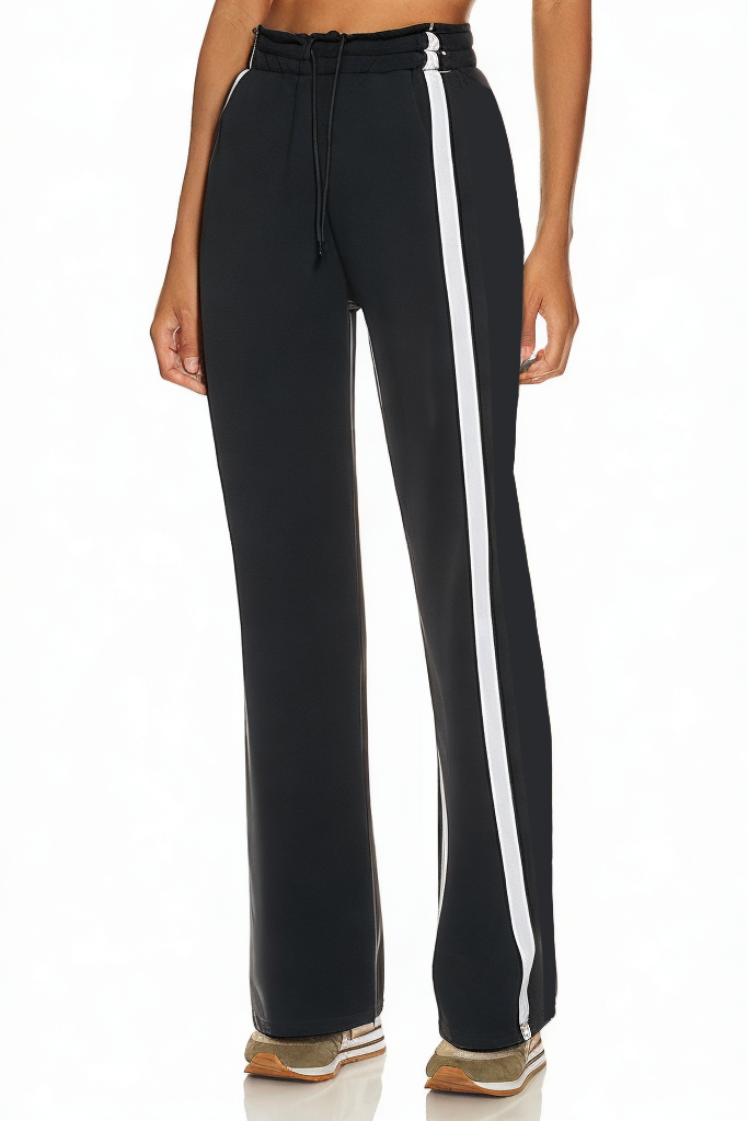 New Elastic Casual Fashion Pure Cotton High Waist Wide Leg Pants