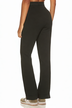 High Waist Elegant Casual Pleated Trousers with Pockets