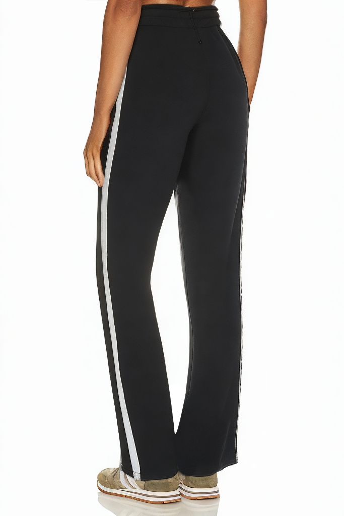 New Elastic Casual Fashion Pure Cotton High Waist Wide Leg Pants